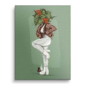 GREEN FLOWER HEAD