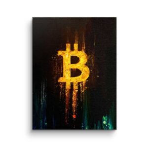 GLOWING BITCOIN