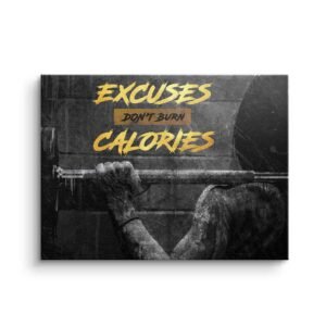 EXCUSES DON'T BURN CALORIES