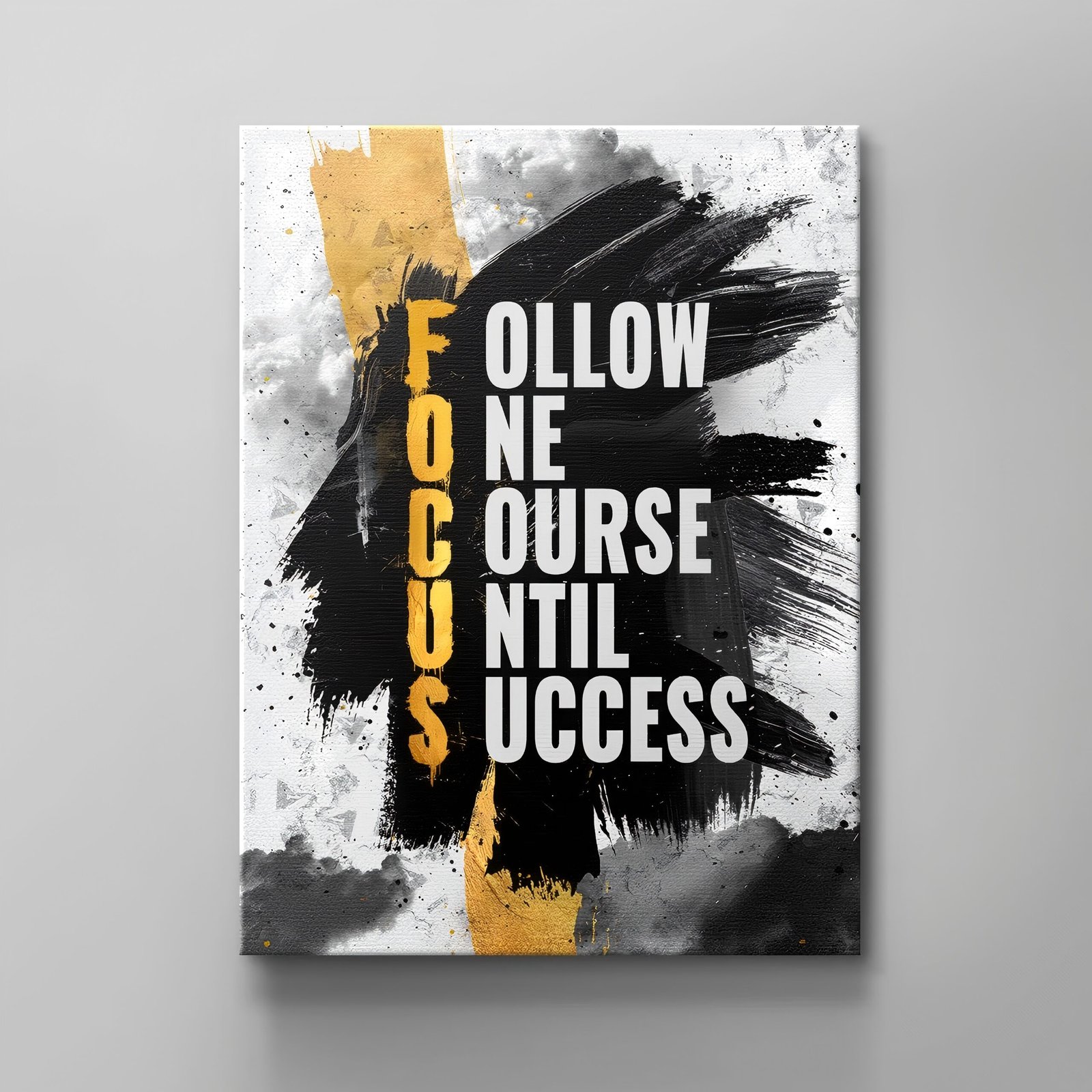 FOLLOW ONE COURSE UNTIL SUCCESS