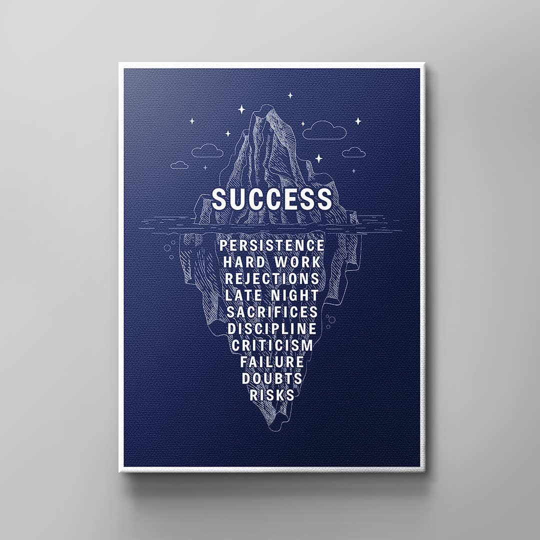 ICEBERG OF SUCCESS #INFOGRAFIK