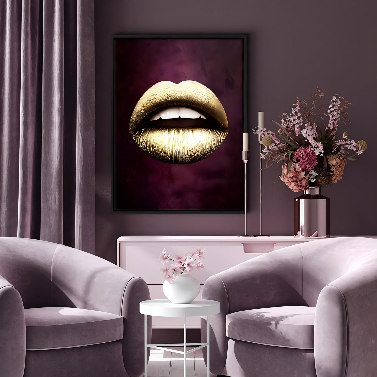 LIPS X RED & GOLD - Image 2