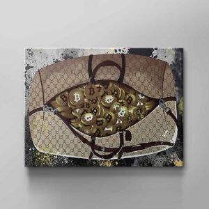 BITCOIN LEATHER BAG